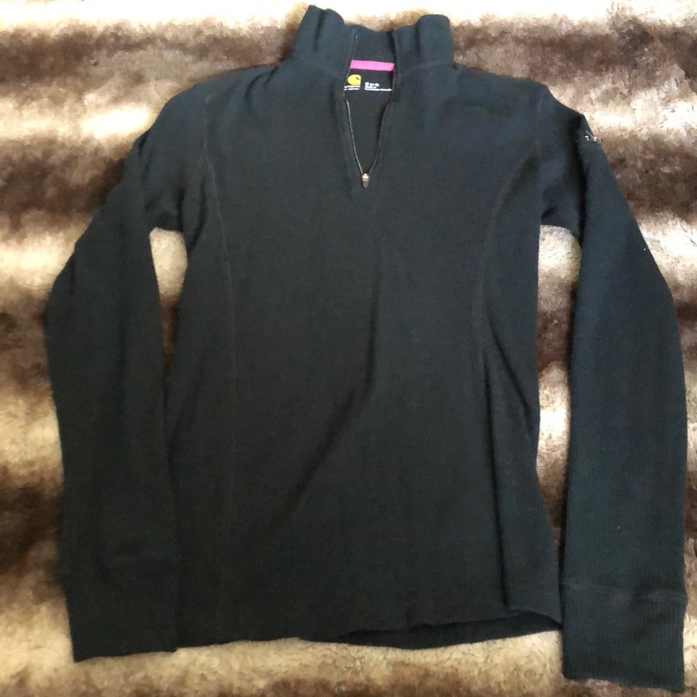 Women’s carhartt 1/4 zip long sleeve